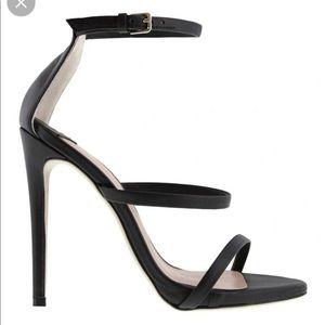 Tony bianco Atkins strappy stiletto heel black